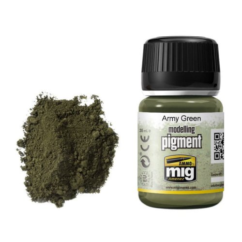 Przejdź do produktu Ammo Mig 3019 - Pigment Army Green 35 ml