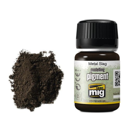 Przejdź do produktu Ammo Mig 3020 - Pigment Metal Slag 35 ml