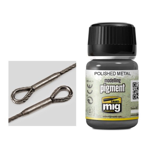 Przejdź do produktu Ammo Mig 3021 - Pigment Polished Metal 35 ml