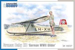 Special Hobby 48237 - 1:48 Grunau Baby IIB German WWII Glider
