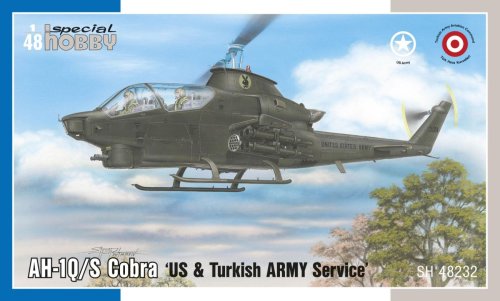 Przejdź do produktu Special Hobby 48232 - 1:48 AH-1Q/S Cobra US & Turkish Army Service