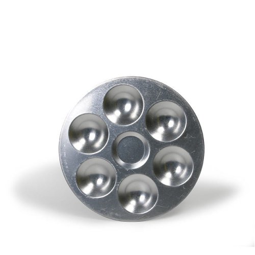 Przejdź do produktu AMMO MIG 8008 - Aluminiowa paleta, mała, 6 zagłębień