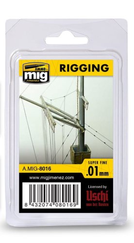 Przejdź do produktu AMMO MIG 8016 - Rigging - Super Fine 0.01 mm