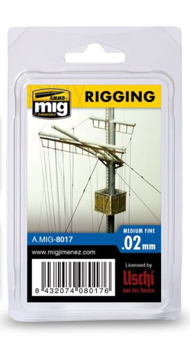 Przejdź do produktu AMMO MIG 8017 - Rigging - Medium Fine 0.02 mm
