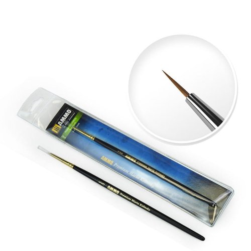 Przejdź do produktu AMMO MIG 8600 - Pędzel Premium naturalny, włosie z czerwonej kuny, 5/0