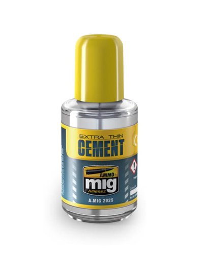Przejdź do produktu AMMO MIG 2025 - Extra Thin Cement 30 ml