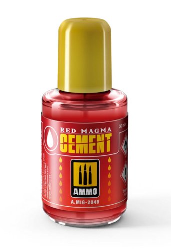 Przejdź do produktu Ammo Mig 2046 - Red Magma Cement klej do modeli