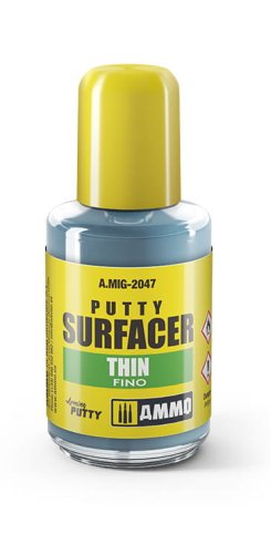 Przejdź do produktu Ammo Mig 2047 - Szpachlówka w płynie Putty Surfacer Thin 30 ml