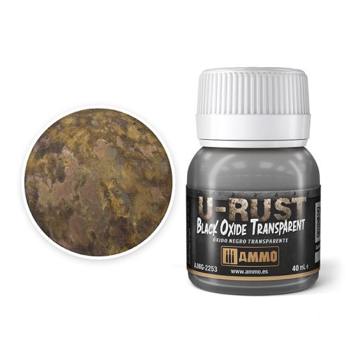 Przejdź do produktu Ammo Mig 2253 - U-Rust - Black Oxide Transparent 40 ml