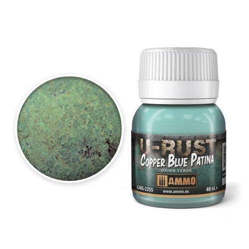 Przejdź do produktu Ammo Mig 2255 - U-Rust - Copper Blue Patina 40 ml