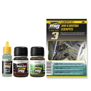 AMMO MIG 7432 - WW II British Cockpits Set