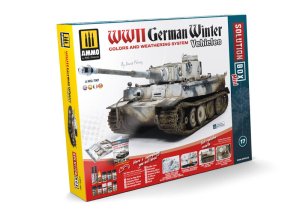 Ammo Mig 7901 - Zestaw chemii How to paint WWII German winter vehicles Solution Box Mini