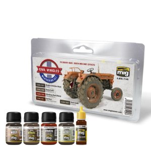 AMMO MIG 7145 - Civil Vehicles Weathering Set
