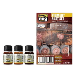 AMMO MIG 7400 - Pigment Rust Set