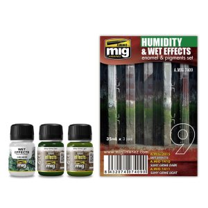 AMMO MIG 7409 - Humidity & Wet Effects - Enamel Weathering Set