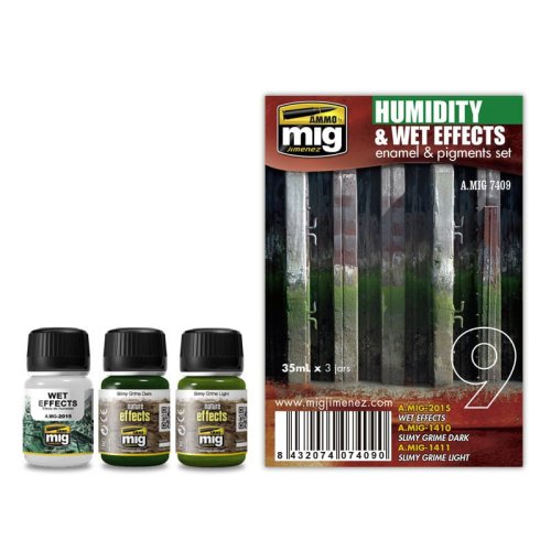 Przejdź do produktu AMMO MIG 7409 - Humidity & Wet Effects - Enamel Weathering Set
