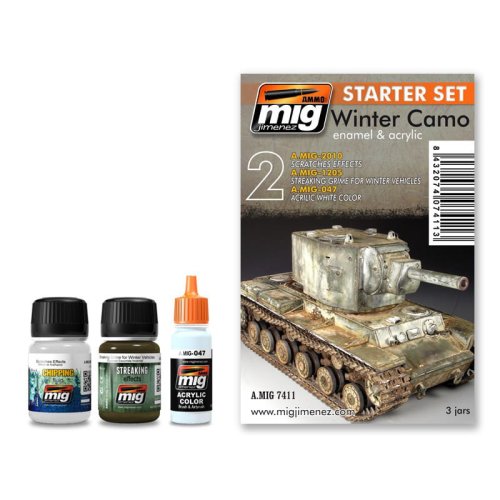 Przejdź do produktu AMMO MIG 7411 - Winter Camo - Enamel & Acrylic - Starter Set