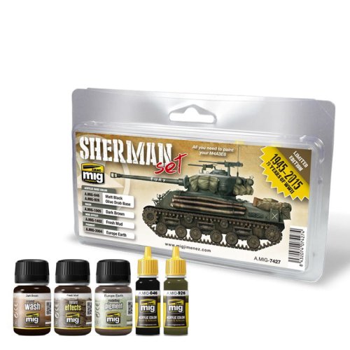 Przejdź do produktu AMMO MIG 7427 - Sherman M4A3E8 Fury Set - Limited Edition