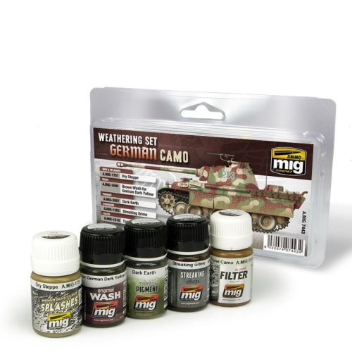 Przejdź do produktu AMMO MIG 7443 - German Camo Weathering Set