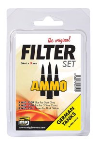 AMMO MIG 7453 - German Tanks - Filter Set