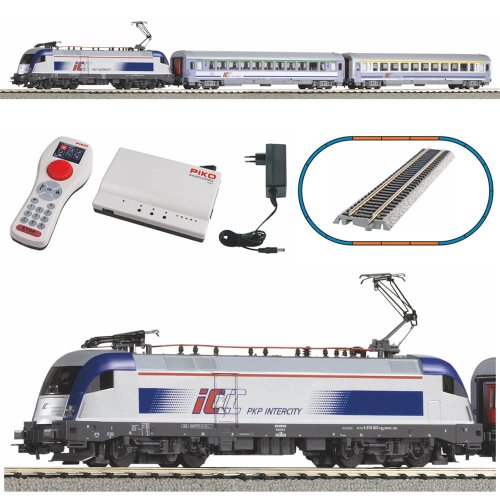 Przejdź do produktu PIKO 59103 Cyfrowa kolejka elektryczna PKP Intercity z lokomotywą Husarz i wagonami osobowymi