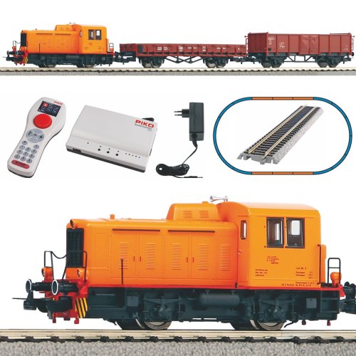 Przejdź do produktu PIKO 59101 Cyfrowa kolejka elektryczna z lokomotywą TGK2 i wagonami towarowymi DR