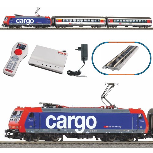 Przejdź do produktu PIKO 59107 Cyfrowa kolejka elektryczna z lokomotywą SBB i wagonami osobowymi