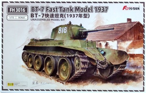 Przejdź do produktu Flyhawk 3016 - 1:72 BT-7 Fast Tank Model 1937