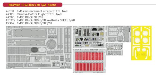 Przejdź do produktu Eduard BIG49386 - 1:48 F-16D Block 50