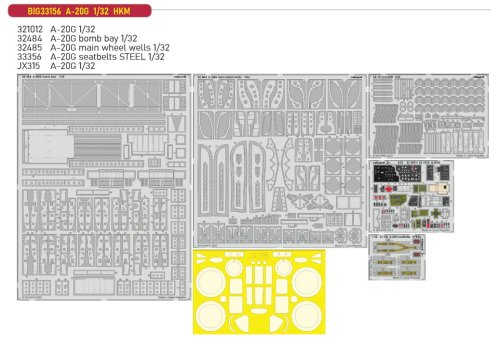 Przejdź do produktu Eduard BIG33156 - 1:32 A-20G