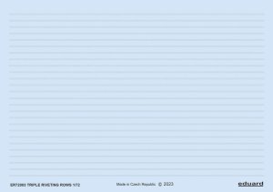 Eduard ER72003 - 1:72 Triple riveting rows