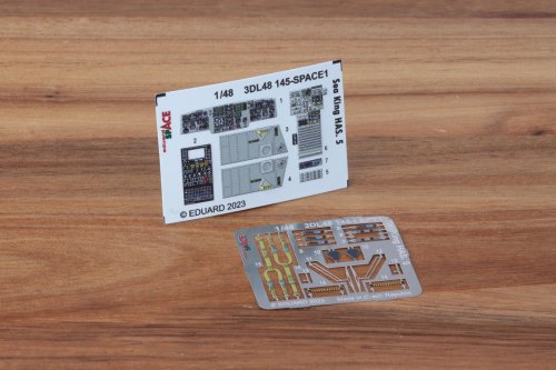 Przejdź do produktu Eduard 3DL48145 - 1:48 Sea King HAS.5 Space 3D Decals + PE