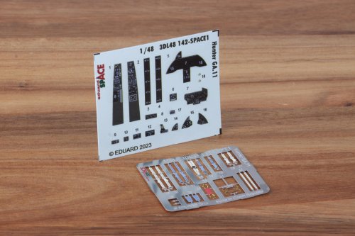 Przejdź do produktu Eduard 3DL48142 - 1:48 Hunter GA.11 Space 3D Decals + PE