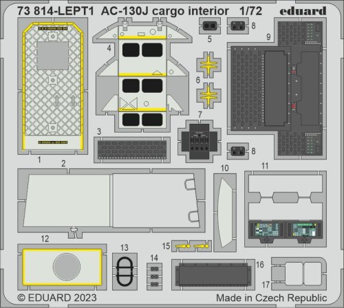 Przejdź do produktu Eduard 73814 - 1:72 AC-130J cargo interior