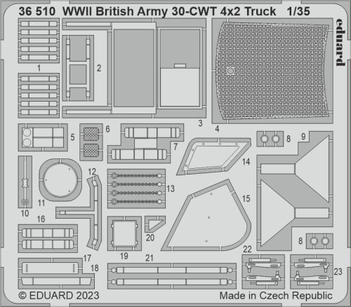 Przejdź do produktu Eduard 36510 - 1:35 WWII British Army 30-CWT 4x2 Truck