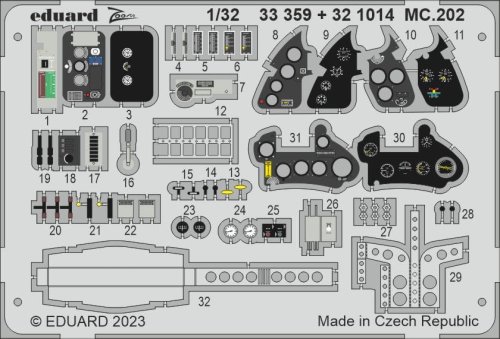 Przejdź do produktu Eduard 33359 - 1:32 MC.202
