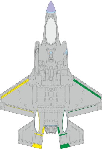 Przejdź do produktu Eduard CX655 - 1:72 F-35A RAM panels late