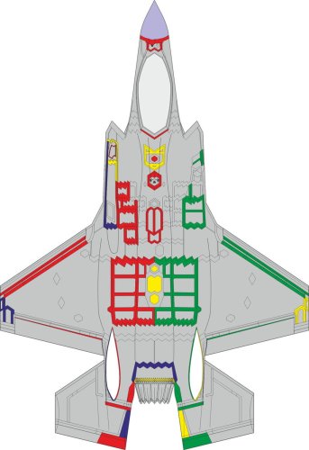 Przejdź do produktu Eduard CX654 - 1:72 F-35A RAM panels early
