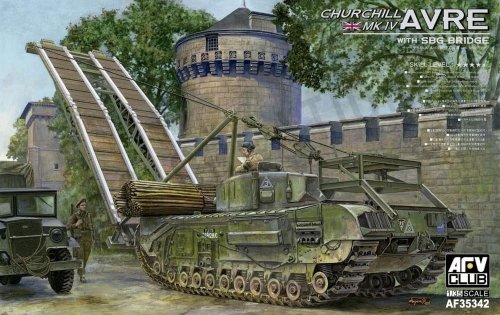 Przejdź do produktu AFV Club 35342 - 1:35 Churchill Mk IV AVRE with SBG Bridge