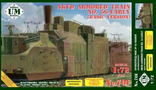 Przejdź do produktu Unimodels UM-MT 701 - 1:72 NKVD Armored Train No 56 early