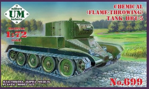Przejdź do produktu Unimodels UM-MT 699 - 1:72 Chemical Flame-throwing Tank HBT-5
