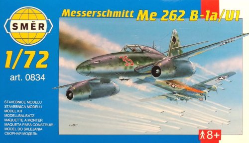 Przejdź do produktu Smer 0834 - 1:72 Messerschmitt Me-262 B-1A/U1