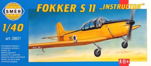 Przejdź do produktu Smer 0801 - 1:40 Fokker S.11 Instructor