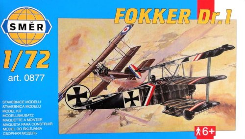 Przejdź do produktu Smer 0877 - 1:72 Fokker Dr.I