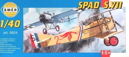 Przejdź do produktu Smer 0824 - 1:40 SPAD S.VII