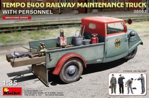 Miniart 38063 - 1:35 Tempo E400 Railway Maintenance Truck