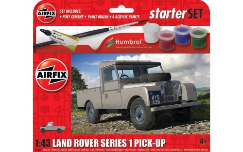 Przejdź do produktu Airfix 55012 - 1:43 Land Rover Series 1 Pick-Up model z farbami