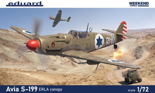 Przejdź do produktu Eduard 7472 - 1:72 Avia S-199 ERLA Canopy