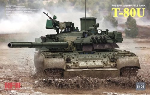 Przejdź do produktu Rye Field Model 5105 - 1:35 T-80U Russian MBT