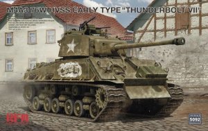 Rye Field Model 5092 - 1:35 M4A3 76W HVSS Early Type Thunderbolt VII